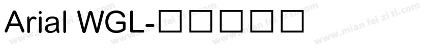 Arial WGL字体转换